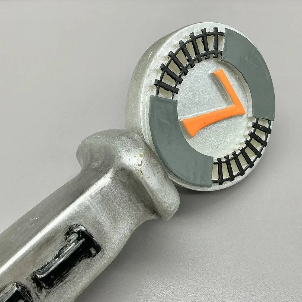 Track 7 Daylight Amber‎ Ale Beer Tap Handle Silver Metal Draft Bar Pub Railroad